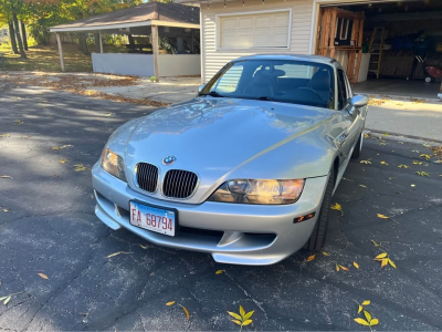 1998 BMW M Roadster in Arctic Silver Metallic over Black Nappa