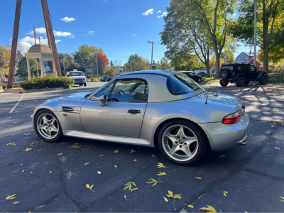 1998 BMW M Roadster in Arctic Silver Metallic over Black Nappa