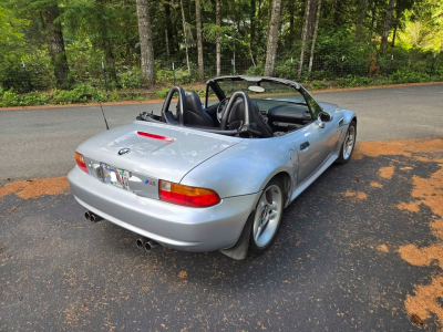 1998 BMW M Roadster in Arctic Silver Metallic over Black Nappa