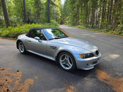 1998 BMW M Roadster in Arctic Silver Metallic over Black Nappa
