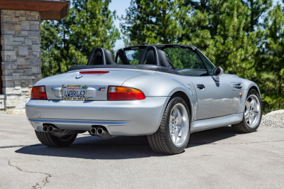 1998 BMW M Roadster in Arctic Silver Metallic over Black Nappa