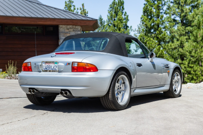 1998 BMW M Roadster in Arctic Silver Metallic over Black Nappa
