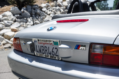 1998 BMW M Roadster in Arctic Silver Metallic over Black Nappa