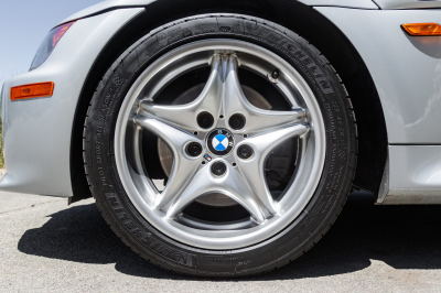 1998 BMW M Roadster in Arctic Silver Metallic over Black Nappa