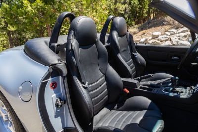 1998 BMW M Roadster in Arctic Silver Metallic over Black Nappa
