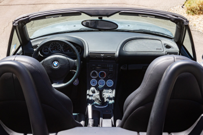 1998 BMW M Roadster in Arctic Silver Metallic over Black Nappa