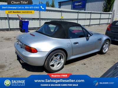 1998 BMW M Roadster in Arctic Silver Metallic over Imola Red & Black Nappa