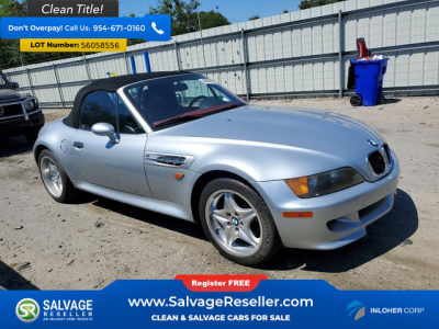 1998 BMW M Roadster in Arctic Silver Metallic over Imola Red & Black Nappa