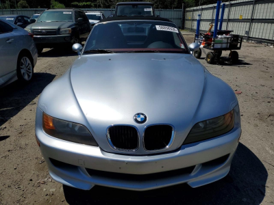 1998 BMW M Roadster in Arctic Silver Metallic over Imola Red & Black Nappa