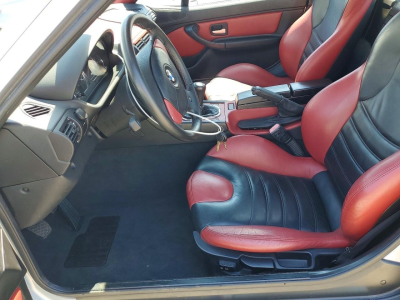 1998 BMW M Roadster in Arctic Silver Metallic over Imola Red & Black Nappa
