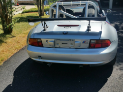 1998 BMW M Roadster in Arctic Silver Metallic over Imola Red & Black Nappa