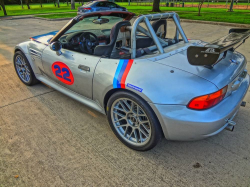 1998 BMW M Roadster in Arctic Silver Metallic over Imola Red & Black Nappa