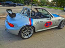1998 BMW M Roadster in Arctic Silver Metallic over Imola Red & Black Nappa