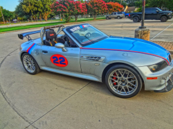 1998 BMW M Roadster in Arctic Silver Metallic over Imola Red & Black Nappa