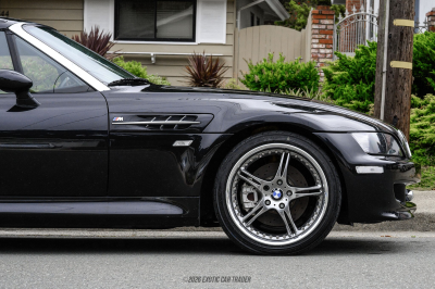 1998 BMW M Roadster in Cosmos Black Metallic over Black Nappa