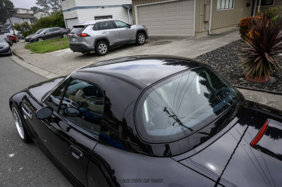 1998 BMW M Roadster in Cosmos Black Metallic over Black Nappa