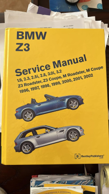 1998 BMW M Roadster in Estoril Blue Metallic over Estoril Blue & Black Nappa