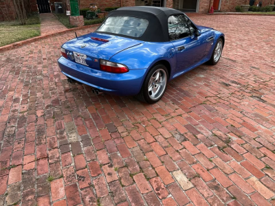 1998 BMW M Roadster in Estoril Blue Metallic over Estoril Blue & Black Nappa