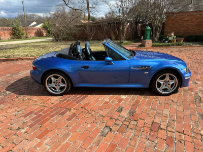 1998 BMW M Roadster in Estoril Blue Metallic over Estoril Blue & Black Nappa