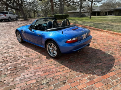 1998 BMW M Roadster in Estoril Blue Metallic over Estoril Blue & Black Nappa
