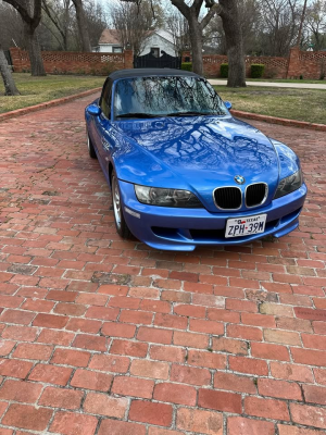 1998 BMW M Roadster in Estoril Blue Metallic over Estoril Blue & Black Nappa
