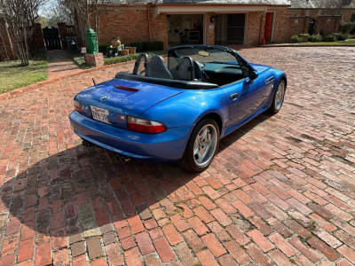 1998 BMW M Roadster in Estoril Blue Metallic over Estoril Blue & Black Nappa