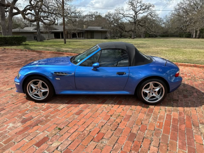 1998 BMW M Roadster in Estoril Blue Metallic over Estoril Blue & Black Nappa