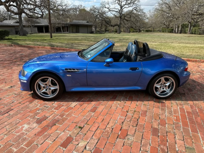 1998 BMW M Roadster in Estoril Blue Metallic over Estoril Blue & Black Nappa