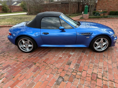 1998 BMW M Roadster in Estoril Blue Metallic over Estoril Blue & Black Nappa