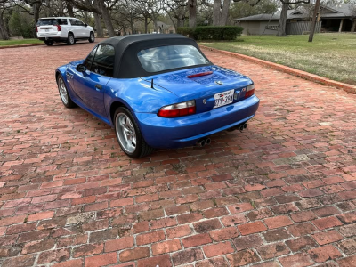 1998 BMW M Roadster in Estoril Blue Metallic over Estoril Blue & Black Nappa