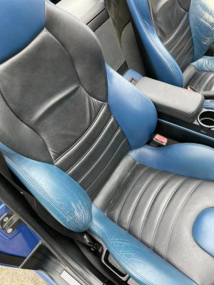 1998 BMW M Roadster in Estoril Blue Metallic over Estoril Blue & Black Nappa