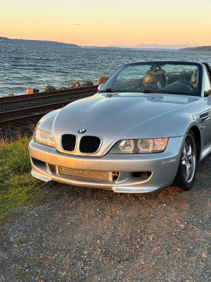 1998 BMW M Roadster in Arctic Silver Metallic over Black Nappa