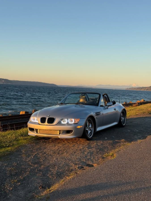1998 BMW M Roadster in Arctic Silver Metallic over Black Nappa