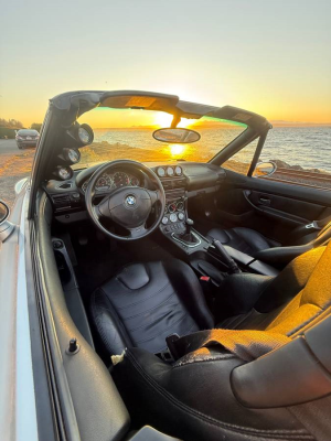 1998 BMW M Roadster in Arctic Silver Metallic over Black Nappa