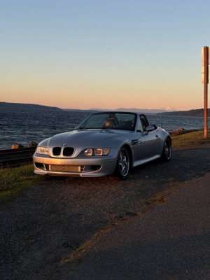 1998 BMW M Roadster in Arctic Silver Metallic over Black Nappa
