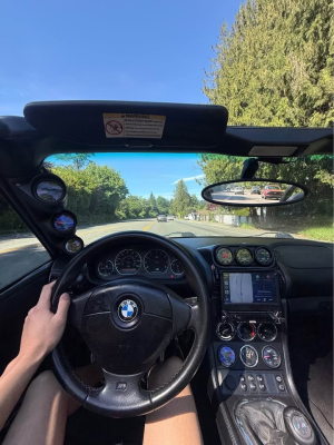 1998 BMW M Roadster in Arctic Silver Metallic over Black Nappa