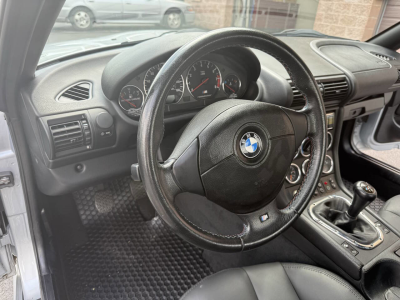 1998 BMW M Roadster in Arctic Silver Metallic over Black Nappa