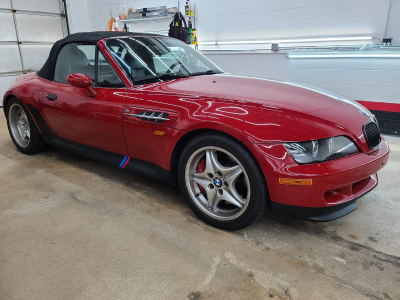 1998 BMW M Roadster in Imola Red 2 over Black Nappa