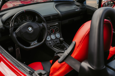 1998 BMW M Roadster in Imola Red 2 over Black Nappa