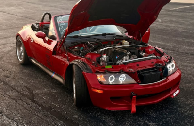 1998 BMW M Roadster in Imola Red 2 over Black Nappa