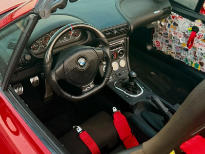 1998 BMW M Roadster in Imola Red 2 over Black Nappa