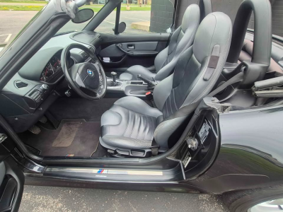 1998 BMW M Roadster in Cosmos Black Metallic over Dark Gray & Black Nappa