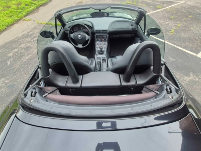 1998 BMW M Roadster in Cosmos Black Metallic over Dark Gray & Black Nappa