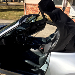 1998 BMW M Roadster in Arctic Silver Metallic over Dark Gray & Black Nappa