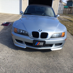 1998 BMW M Roadster in Arctic Silver Metallic over Dark Gray & Black Nappa