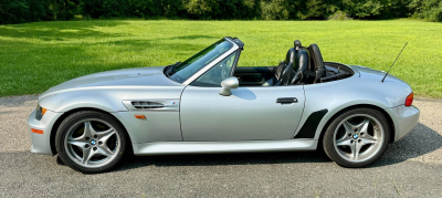 1998 BMW M Roadster in Arctic Silver Metallic over Black Nappa