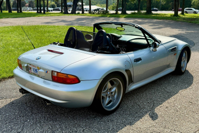 1998 BMW M Roadster in Arctic Silver Metallic over Black Nappa