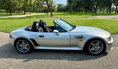1998 BMW M Roadster in Arctic Silver Metallic over Black Nappa