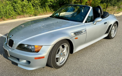 1998 BMW M Roadster in Arctic Silver Metallic over Black Nappa