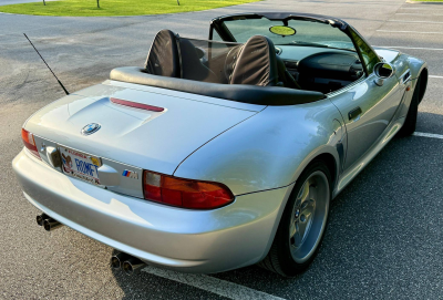 1998 BMW M Roadster in Arctic Silver Metallic over Black Nappa